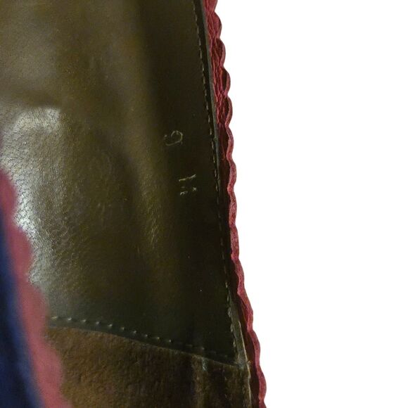 VTG Vaneli Size 9M Colorblock Flats Shoes Italy Maximalist 90's - Picture 13 of 13